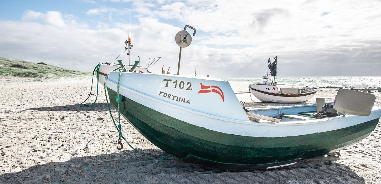 Stenbjerg landingsplads sommer