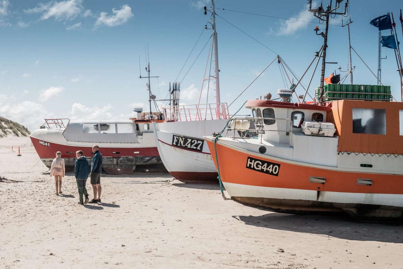 Fiskerbåde i Løkken