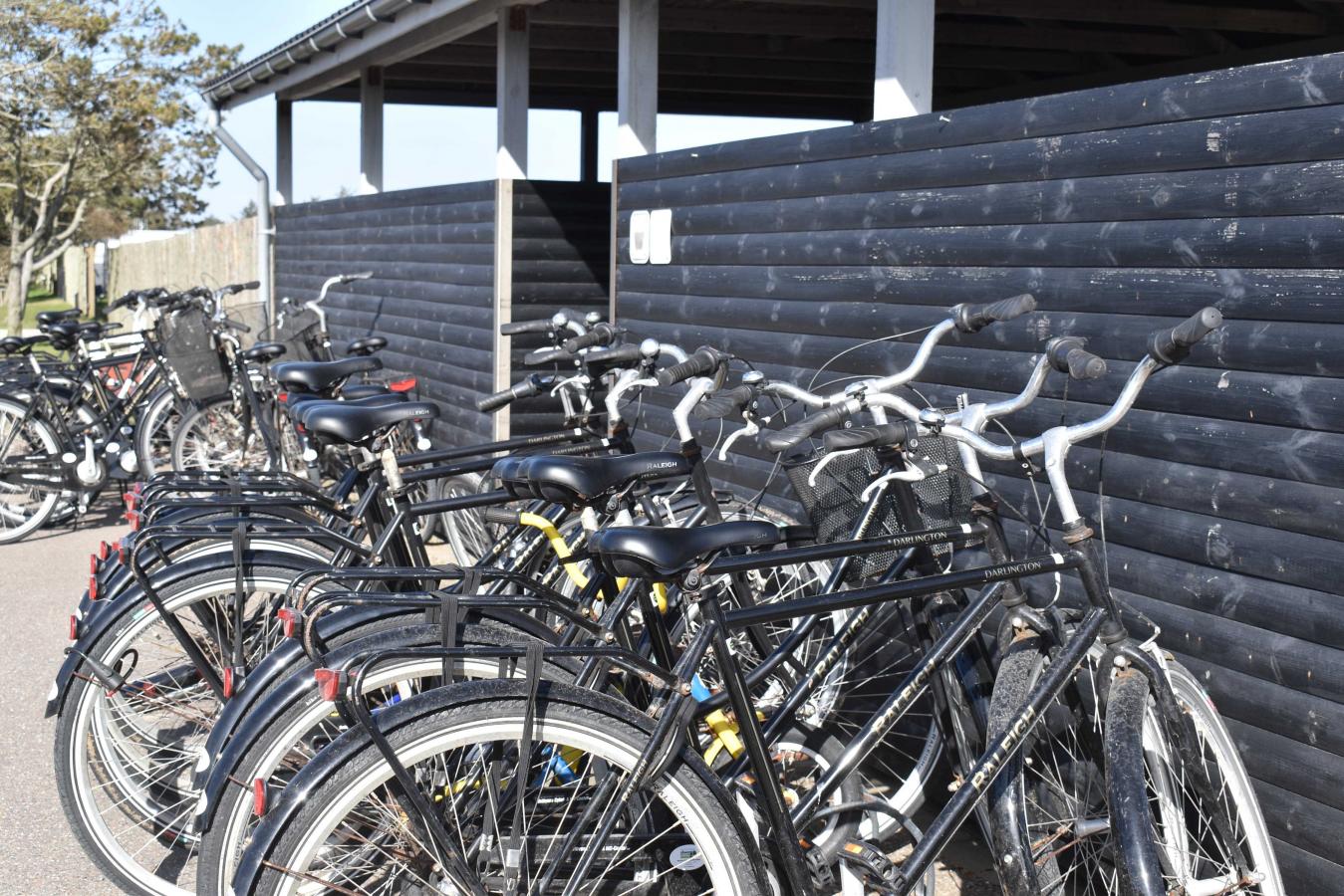 Cykler ved Nystrup Camping