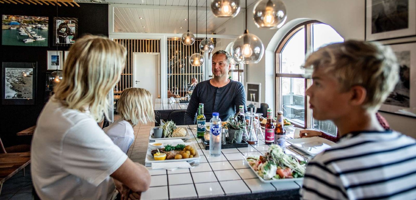 Familie på Hirtshals Fiskehus