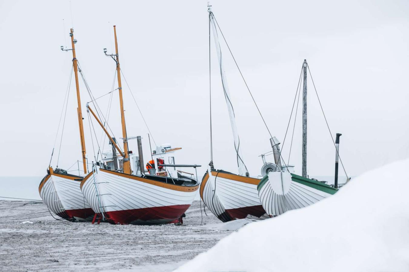 Fiskebåde i Slettestrand