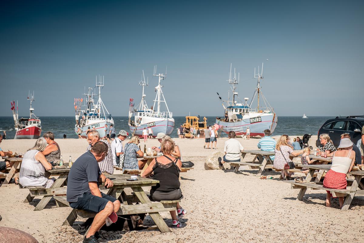 Mennesker i Thorupstrand