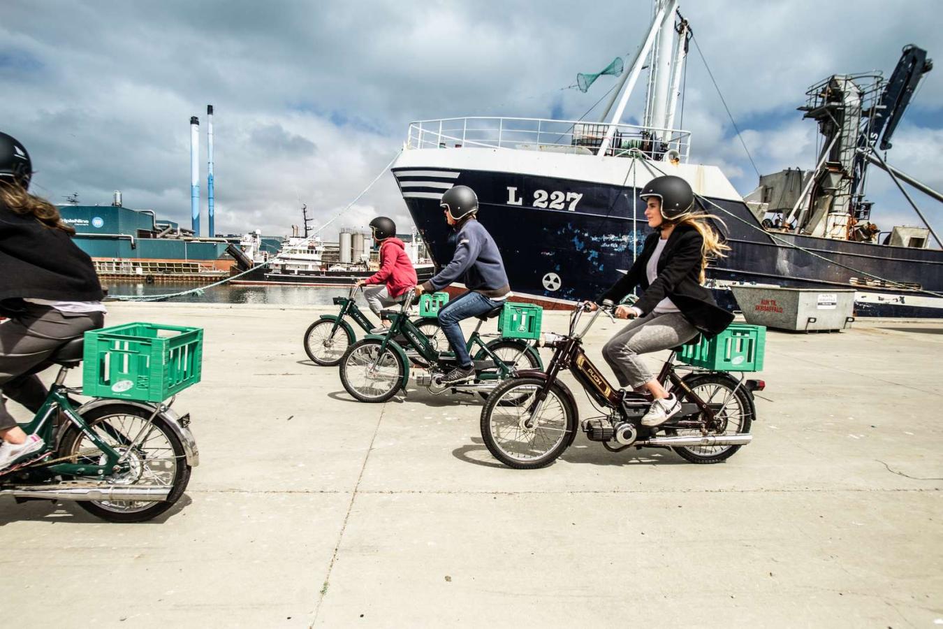 Puch maxi på havnen