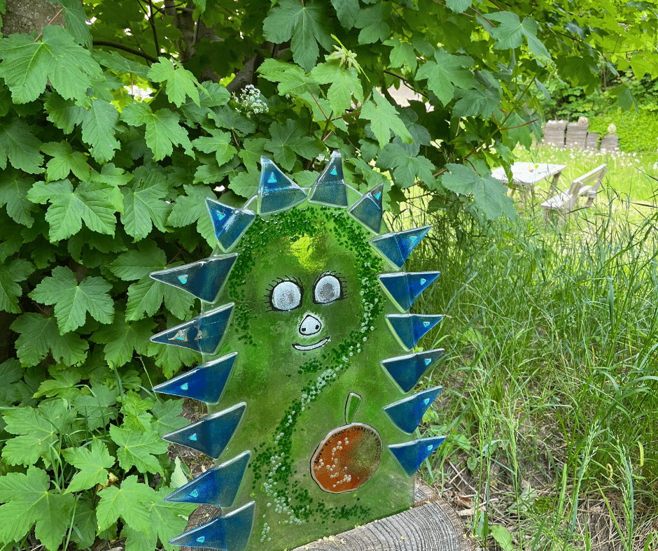 Tranum Lys grøn glasfigur