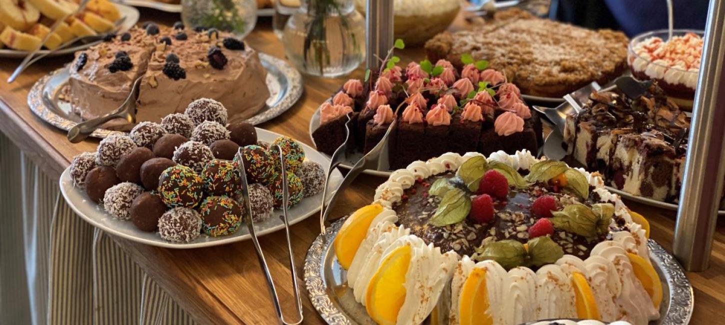Løkken Badehotel kaffe og kagebord 