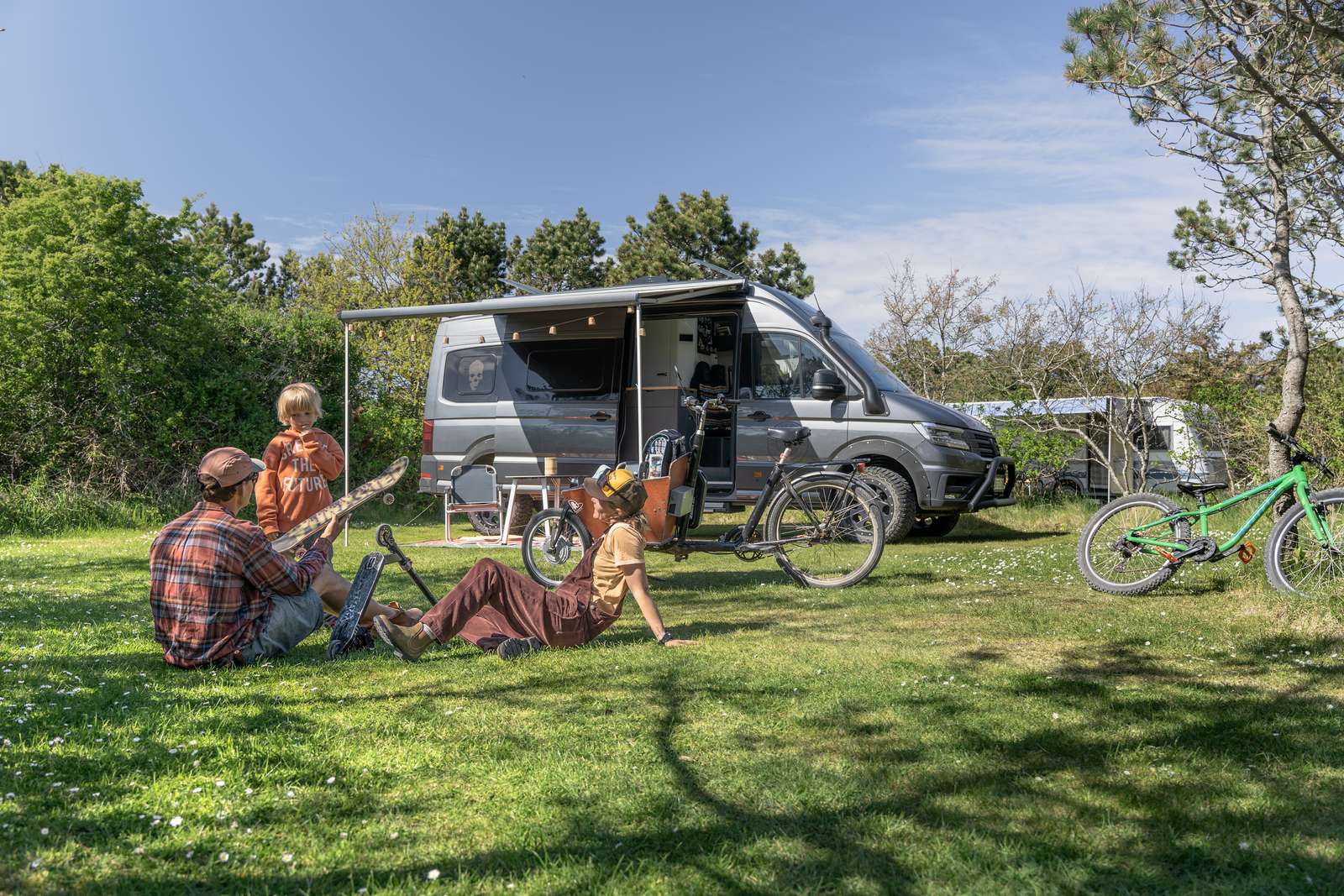 Autocamper med børn WOW