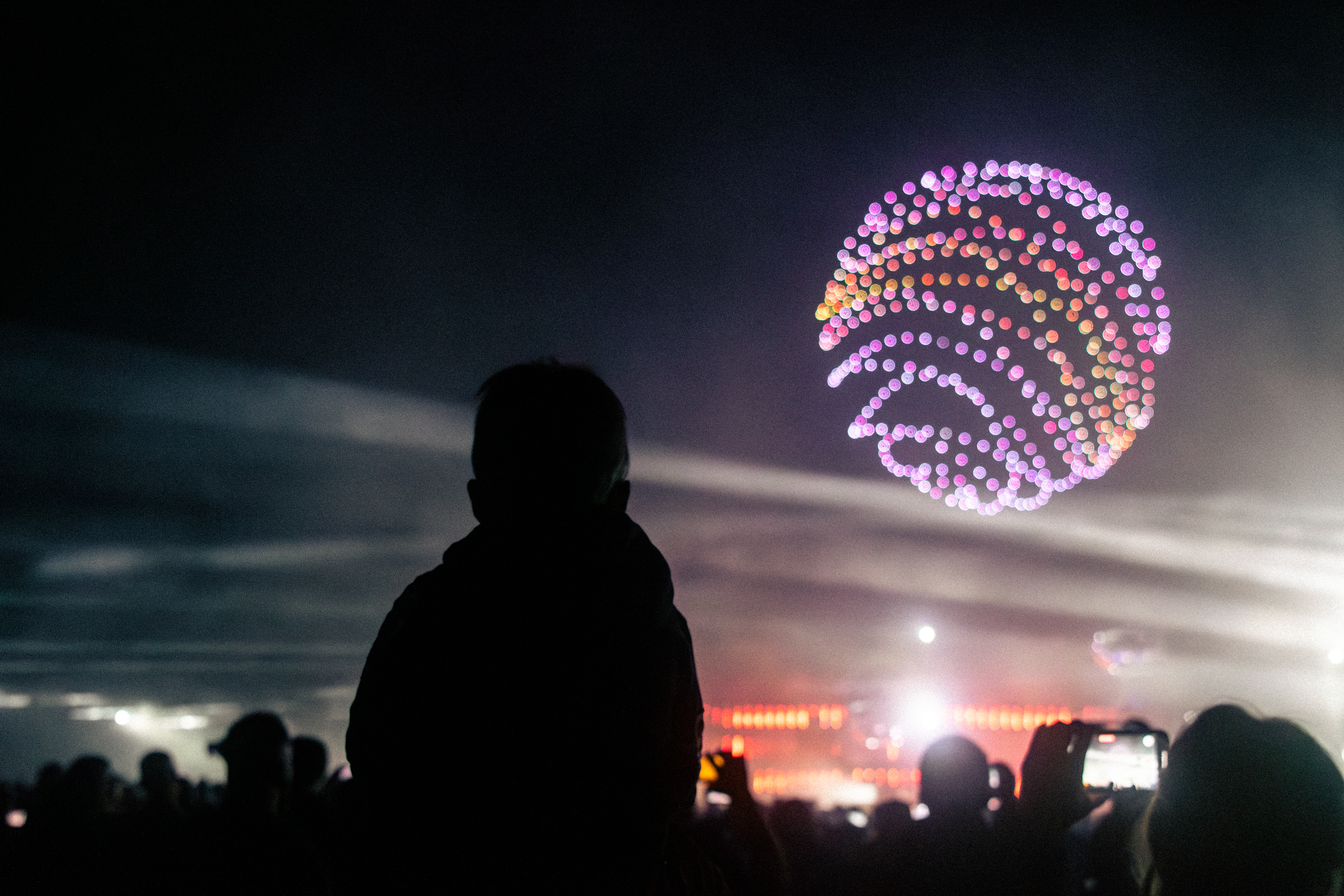 Droneshow_Fårup Sommerland_Høstfest_Lysfald2025
