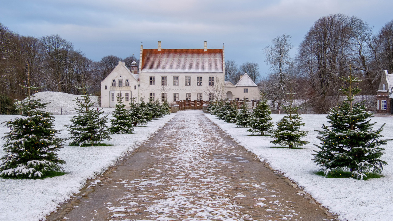 Jul på Nørre Vosborg_Vinter