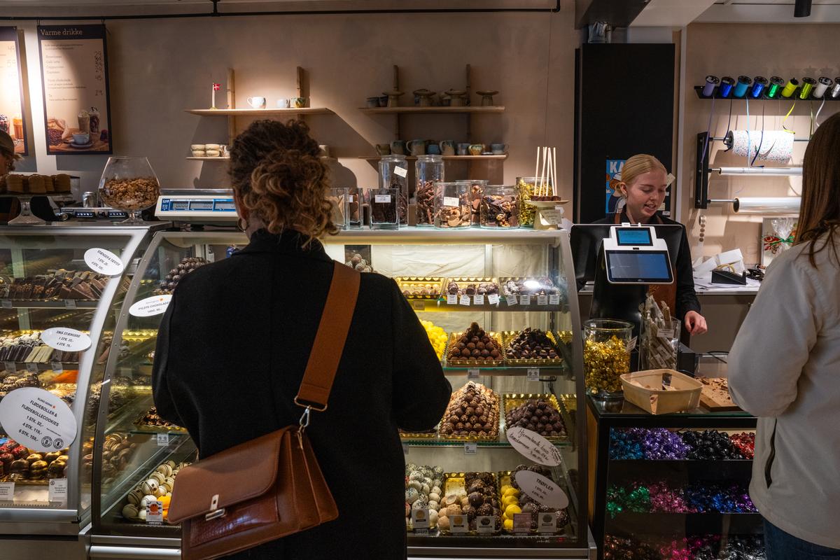 Chokoladekurven Thisted juleshopping