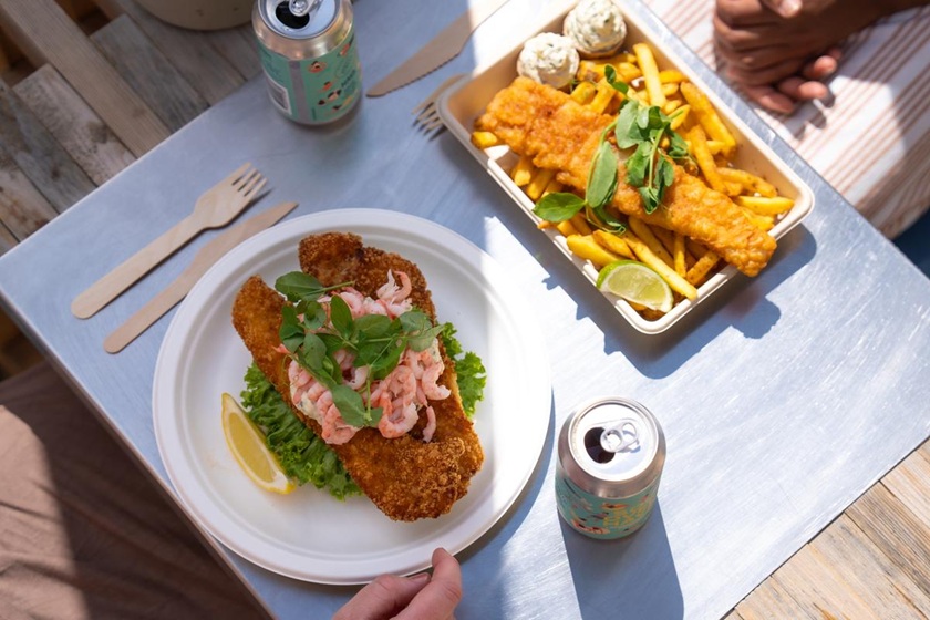 North shore surf Løkken fisk