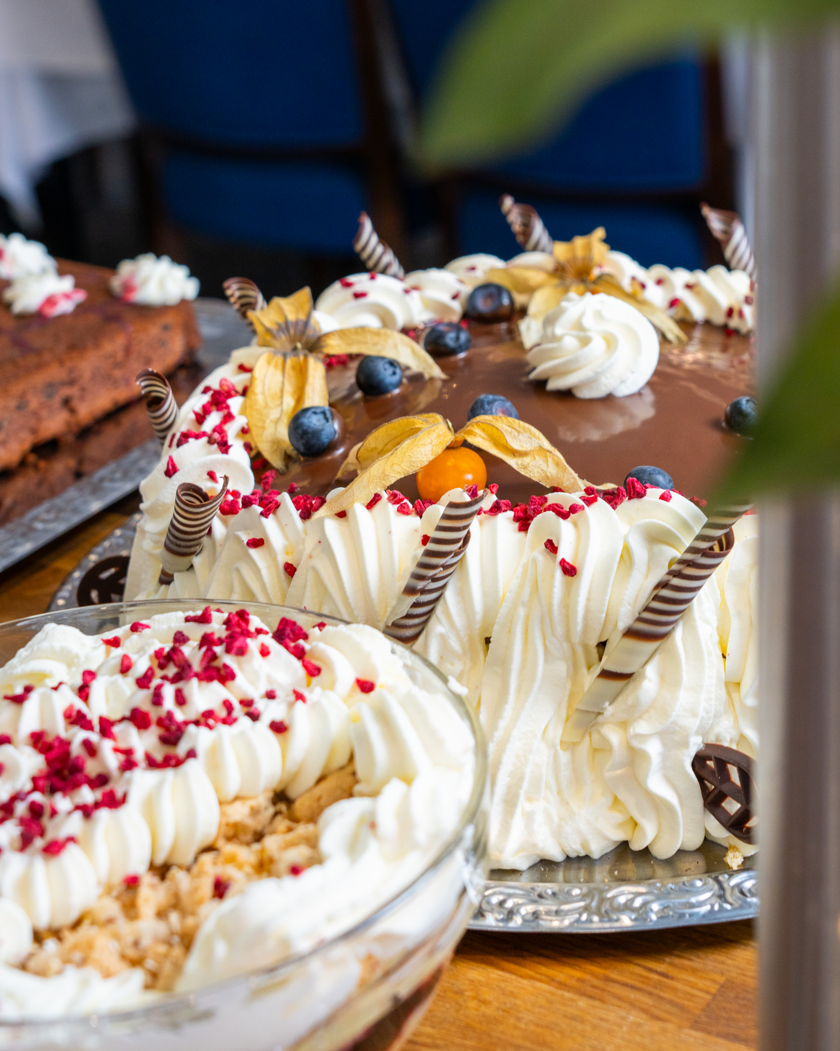 Kaffe/kagebord hos Løkken Badehotel